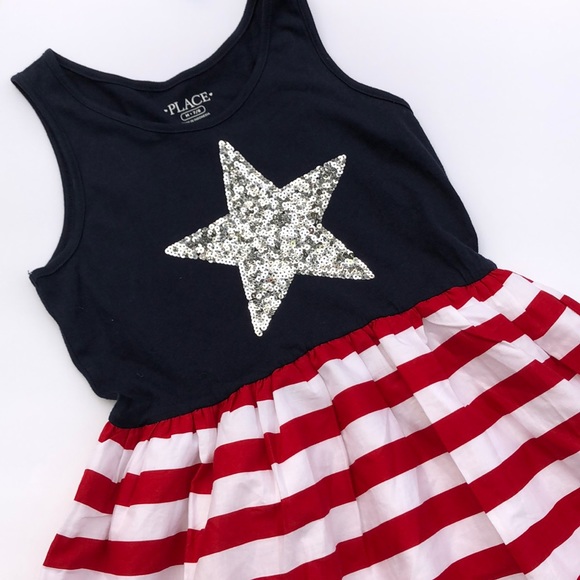 The Children's Place Other - Children’s Place 7/8 girls July 4th striped dress